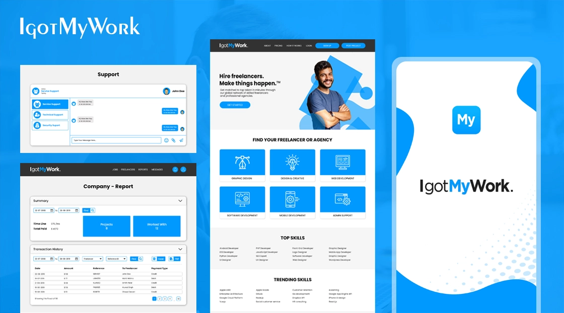 IgotMyWork | UI/UX Design