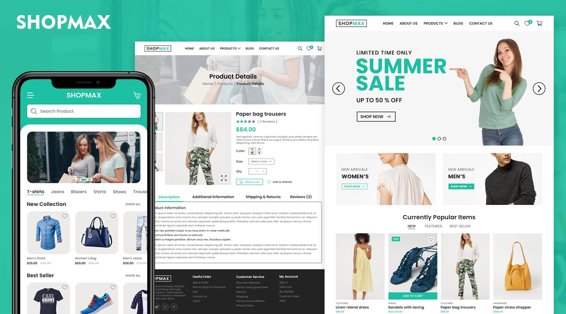 Shopmax | UI/UX Design